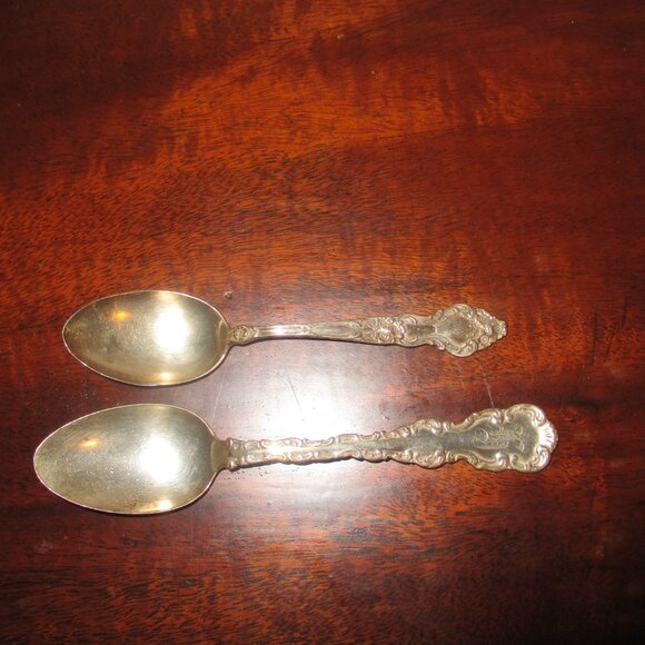 Sterling Silver Victorian Spoons - Picture 1 of 3